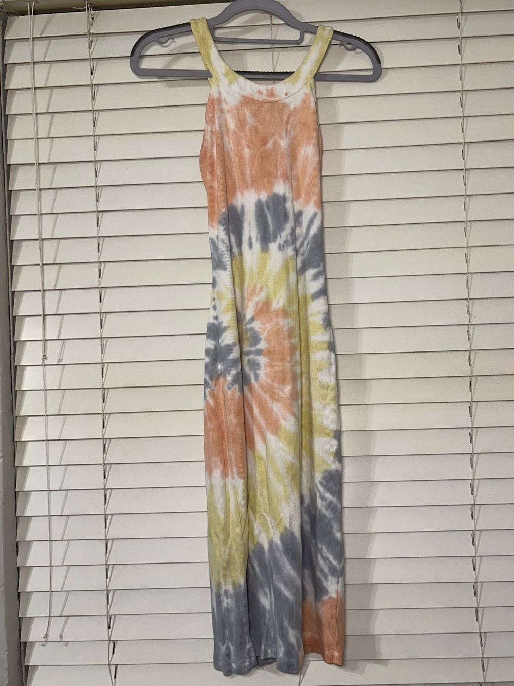 Young Fabulous and Broke Tie Dye Crossback Midi Dress